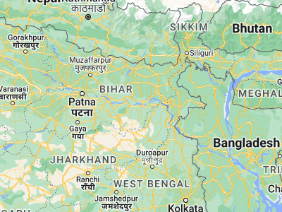 Map showing location of Bhāgalpur (25.24446, 86.97183)