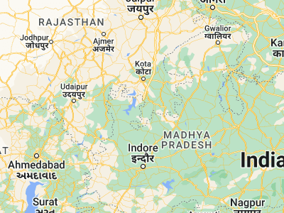Map showing location of Bhawāniganj (24.41582, 75.83552)