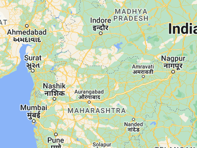 Map showing location of Bhusāwal (21.05, 75.76667)