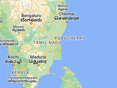 Map showing location of Bhuvanagiri (11.46667, 79.63333)