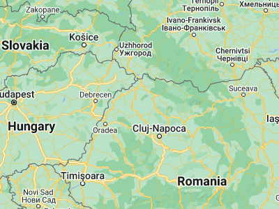 Map showing location of Bicaz (47.46667, 23.03333)