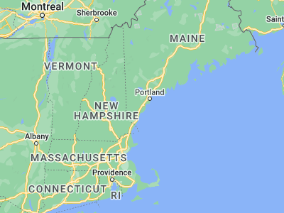 Map showing location of Biddeford (43.49258, -70.45338)