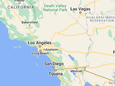 Map showing location of Big Bear Lake (34.2439, -116.91142)