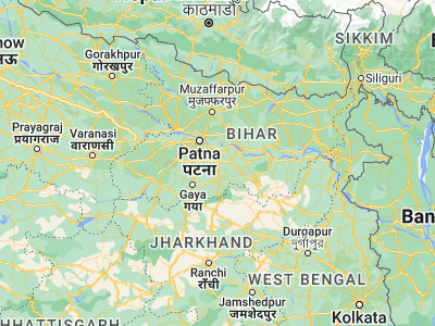 Map showing location of Bihār Sharīf (25.19729, 85.52374)