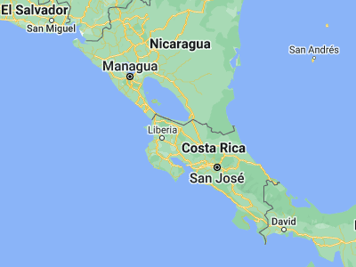 Map showing location of Bijagua (10.7328, -85.05676)
