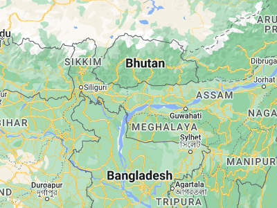 Map showing location of Bilāsipāra (26.23285, 90.2341)