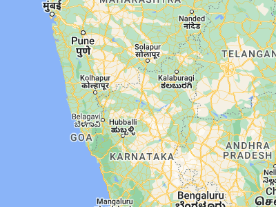 Map showing location of Bilgi (16.35, 75.61667)