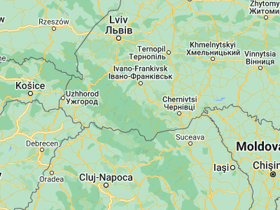 Map showing location of Bili Oslavy (48.48722, 24.70078)