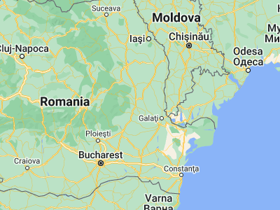 Map showing location of Bilieşti (45.73333, 27.33333)