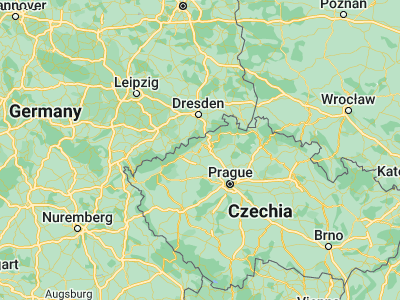 Map showing location of Bílina Kyselka (50.55, 13.76667)
