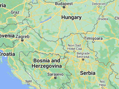 Map showing location of Bilje (45.60694, 18.74389)