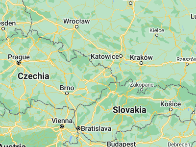 Map showing location of Bílovec (49.75639, 18.01581)