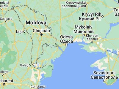 Map showing location of Bilyayivka (46.48319, 30.21678)