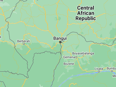 Map showing location of Bimbo (4.25671, 18.41583)