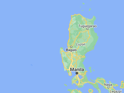 Map showing location of Binabalian Ricor (16.4202, 119.9279)