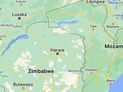 Map showing location of Bindura (-17.30192, 31.33056)