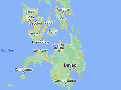 Map showing location of Binuangan (8.91528, 124.78833)