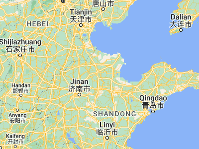 Map showing location of Binzhou (37.36667, 118.01667)