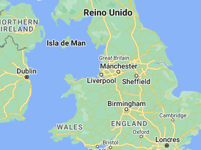 Map showing location of Birkenhead (53.39337, -3.01479)