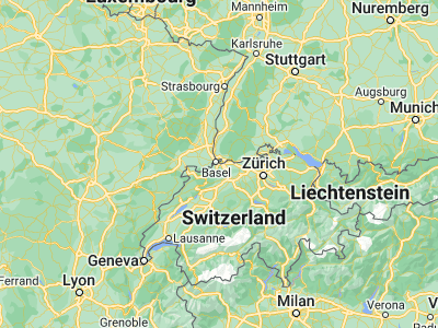 Map showing location of Birsfelden (47.5529, 7.62322)