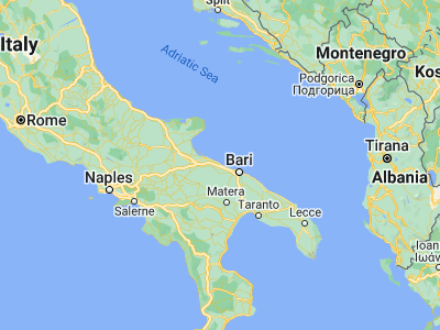 Map showing location of Bisceglie (41.24203, 16.50438)