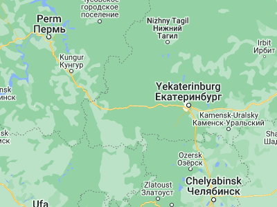 Map showing location of Bisert’ (56.86174, 59.05231)