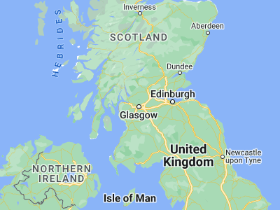 Map showing location of Bishopbriggs (55.90669, -4.21869)