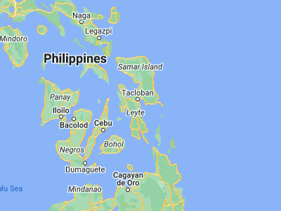 Map showing location of Bislig (11.0725, 125.03361)