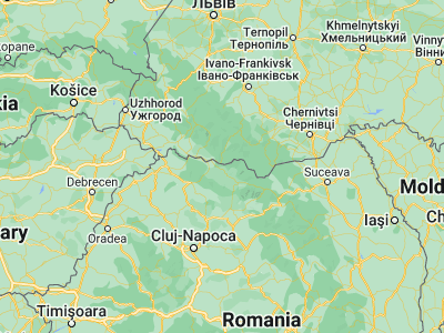 Map showing location of Bistra (47.86667, 24.2)
