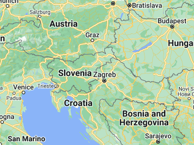 Map showing location of Bistrica ob Sotli (46.05889, 15.66417)