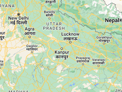 Map showing location of Bithūr (26.60664, 80.27098)