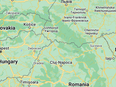 Map showing location of Bixad (47.93333, 23.4)