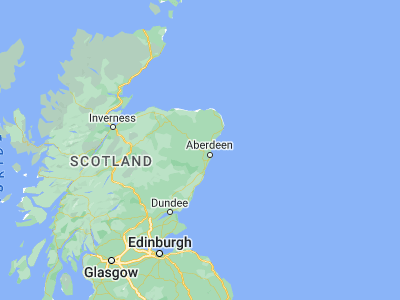 Map showing location of Blackburn (57.2, -2.3)