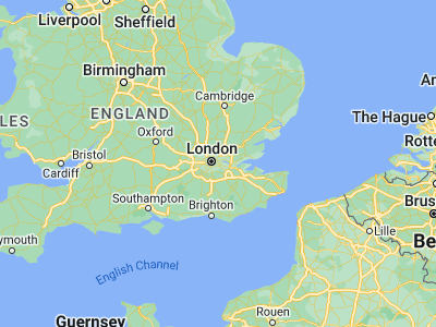 Map showing location of Blackheath (51.4647, 0.0079)