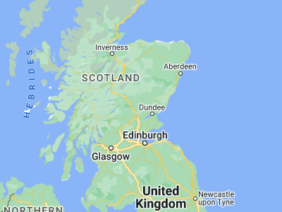 Map showing location of Blairgowrie (56.59157, -3.34045)