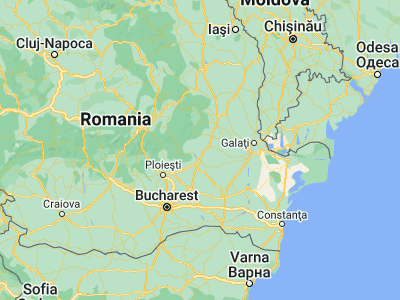 Map showing location of Blăjani (45.31667, 26.81667)