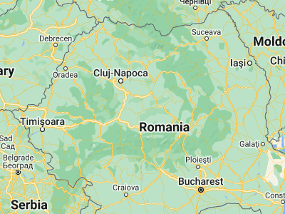 Map showing location of Blăjel (46.21667, 24.31667)