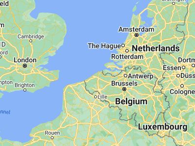 Map showing location of Blankenberge (51.31306, 3.13227)