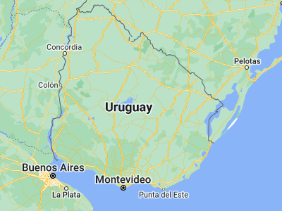 Map showing location of Blanquillo (-32.76667, -55.63333)