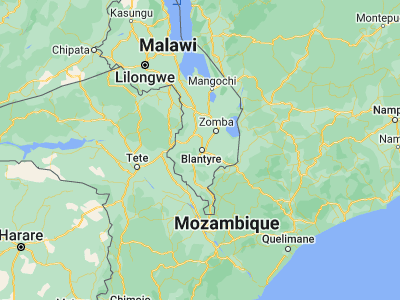 Map showing location of Blantyre (-15.78499, 35.00854)