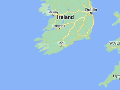 Map showing location of Blarney (51.93333, -8.56667)