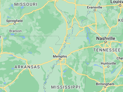 Map showing location of Blytheville (35.9273, -89.91898)