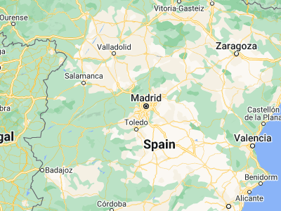Map showing location of Boadilla del Monte (40.405, -3.87835)