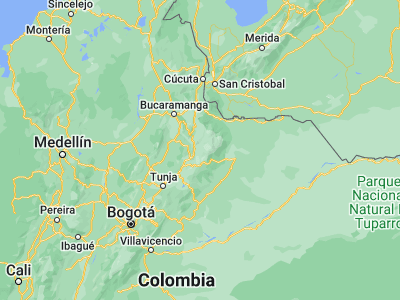Map showing location of Boavita (6.33031, -72.58505)