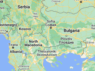 Map showing location of Boboshevo (42.15972, 23.01639)