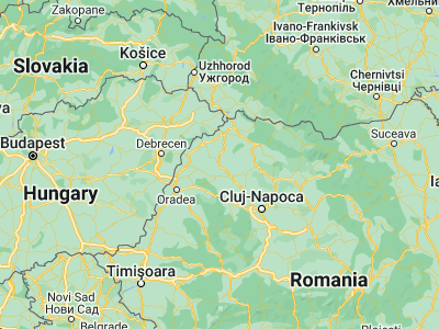 Map showing location of Bobota (47.38333, 22.76667)