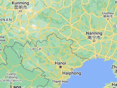 Map showing location of Bộc Bố (22.61206, 105.66707)