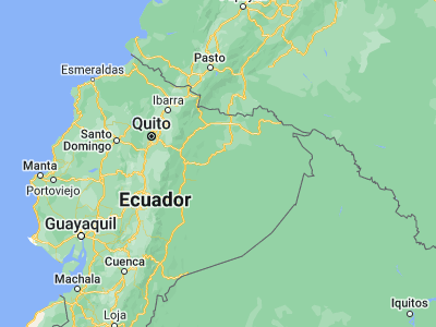 Map showing location of Boca Suno (-0.71667, -77.13333)