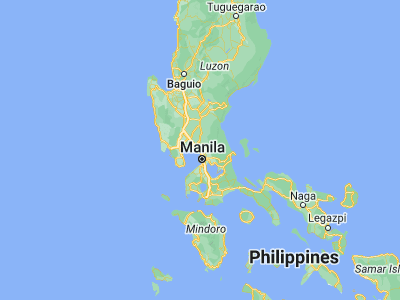 Map showing location of Bocaue (14.79833, 120.92611)