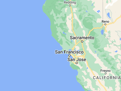 Map showing location of Bodega Bay (38.33325, -123.04806)